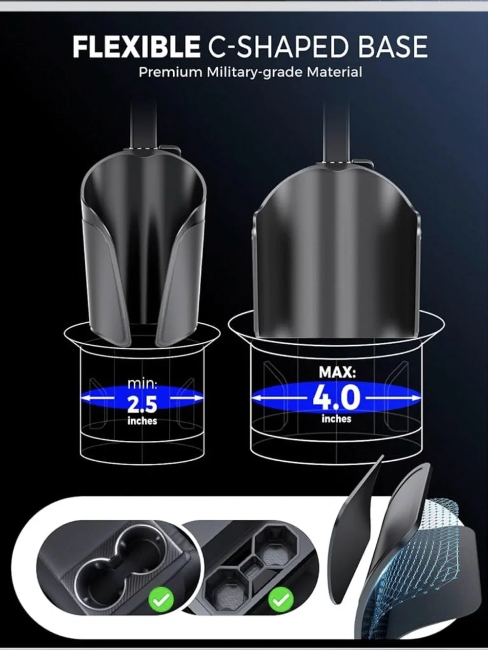 Cup holder Phone Holder